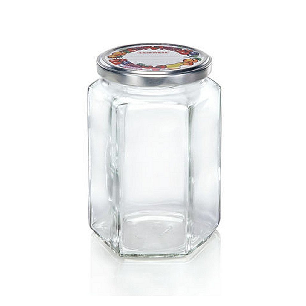 Leifheit 3211 Jampot Zeshoekig 770 Ml Glas/Zilver