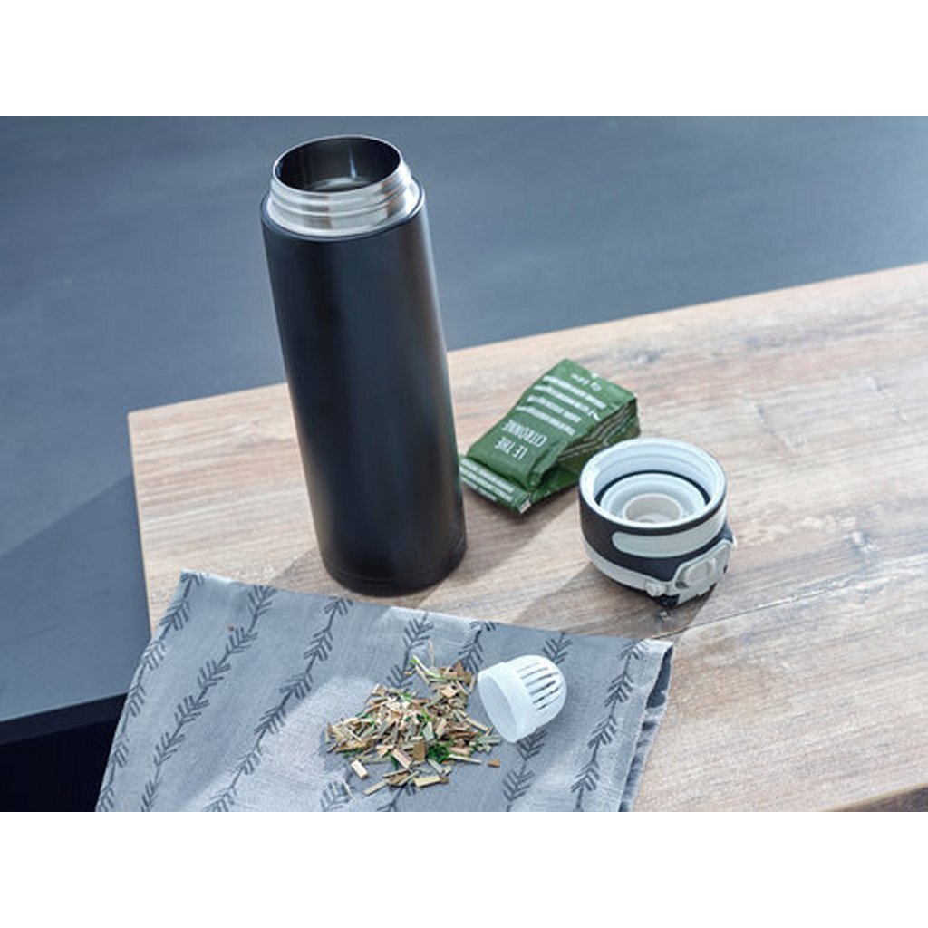 Leifheit 3271 Flip Isoleerbeker 600 Ml Zwart