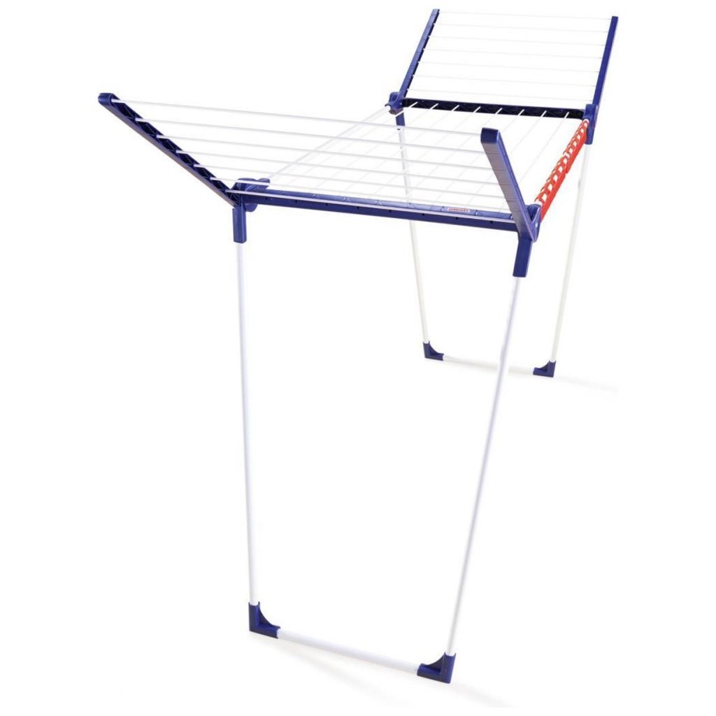 Leifheit 81620 Droogrek Pegasus 160 Solid Slim 16 M Drooglengte Blauw/Wit