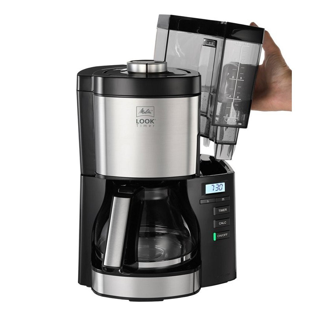 Melitta 1025-08 Look Timer Koffiezetapparaat Zwart/Rvs