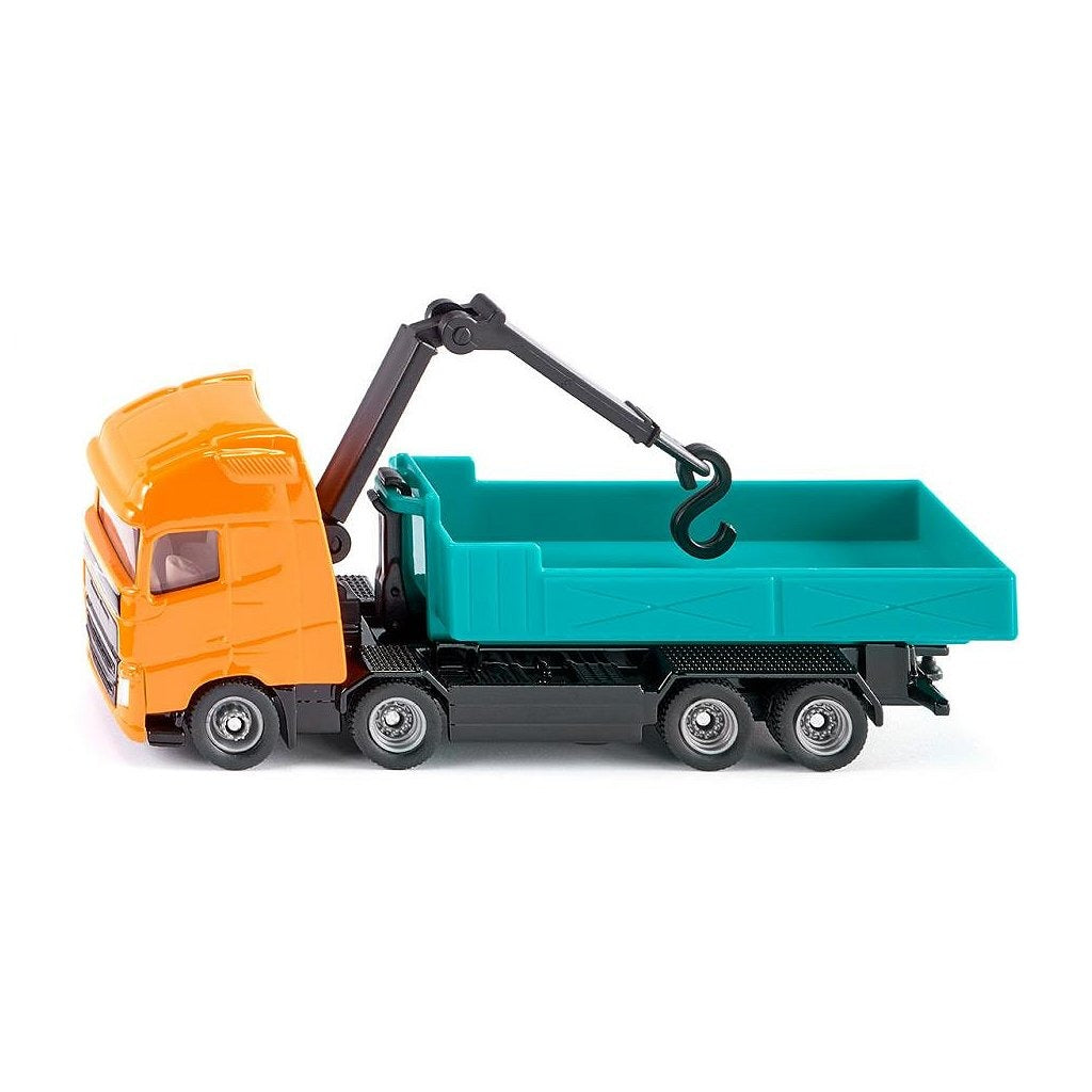 Siku 1683 Volvo FH Afrolkipper met Kraan Voorradig 3 - 5 werkdagen