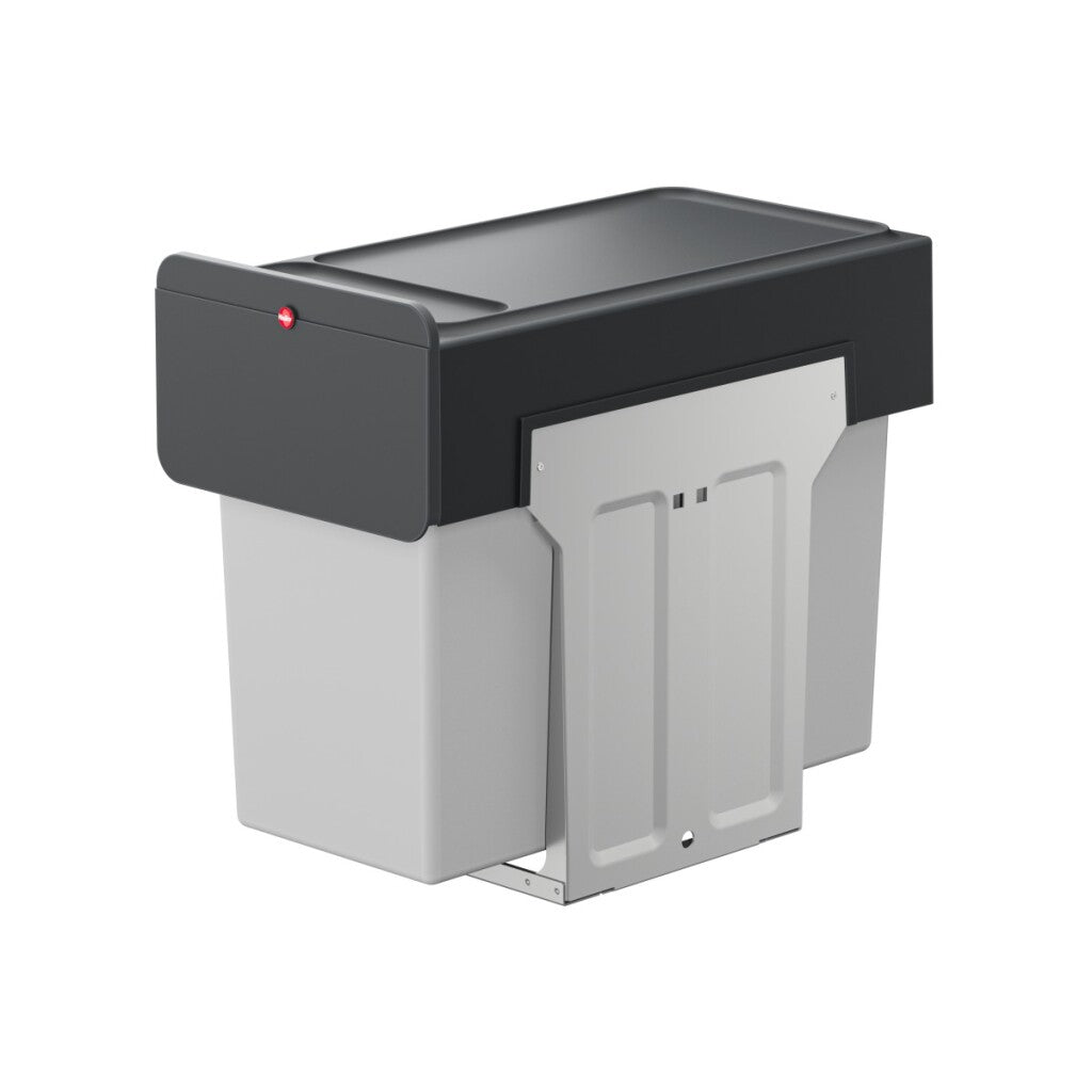 Hailo Inbouwemmer Eco-Line Duo L 2X14 L Staal/Zwart