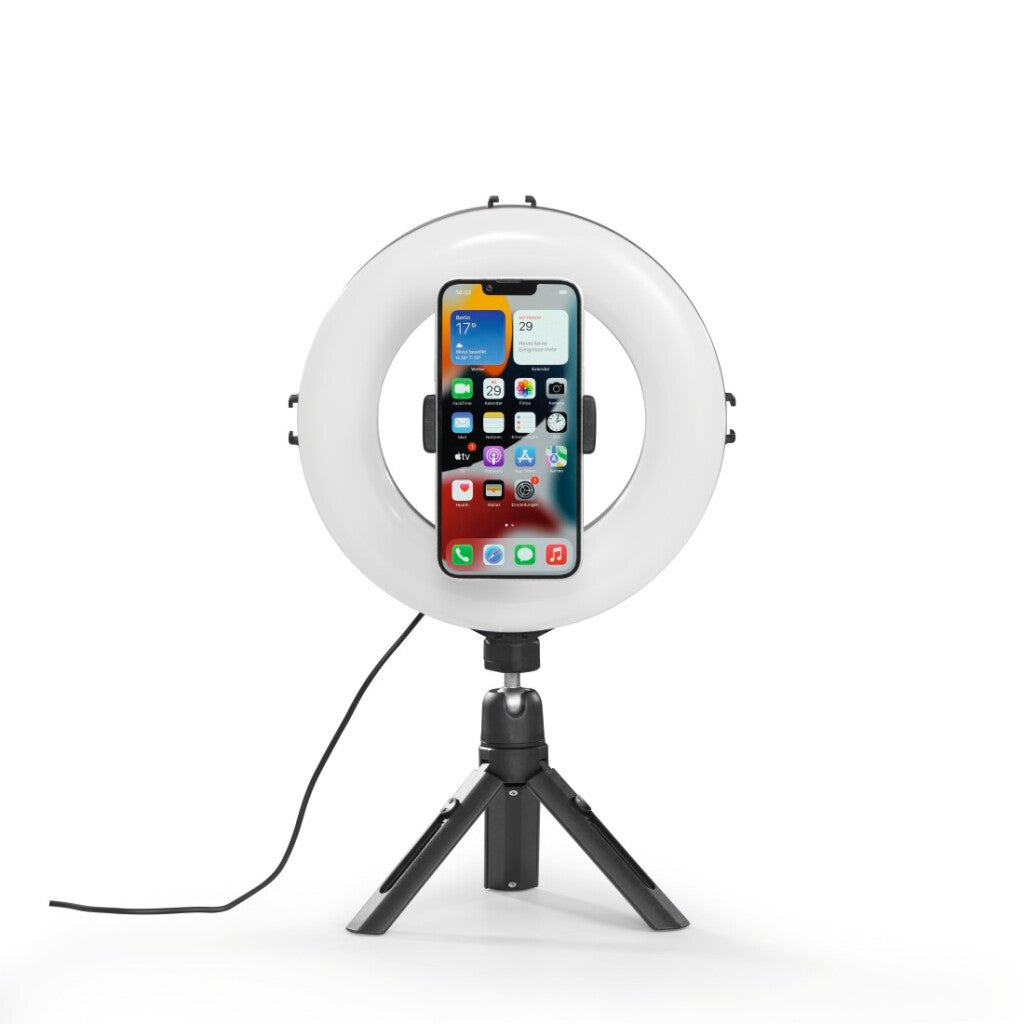 Hama Led-Ringlamp Spotlight Smart 80 Ii Set Voor Smartphone