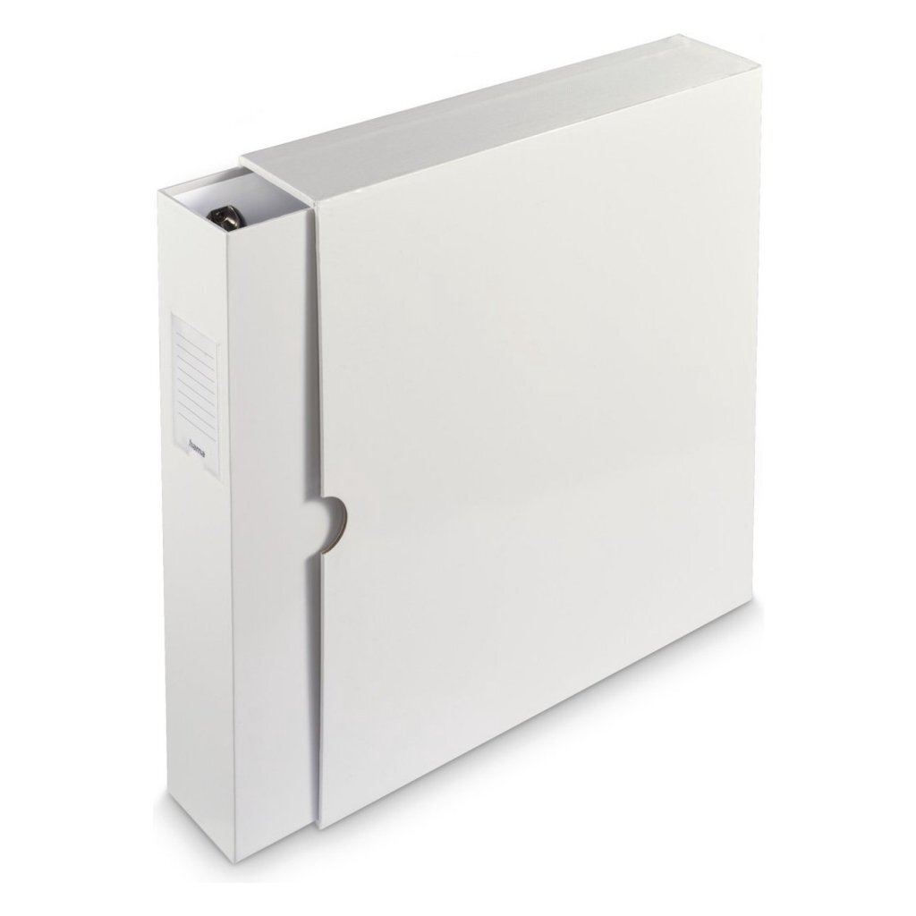 Hama Ordner Met 4-D-Ring Mechaniek 70 Mm Rugbreedte + Cassette Wit