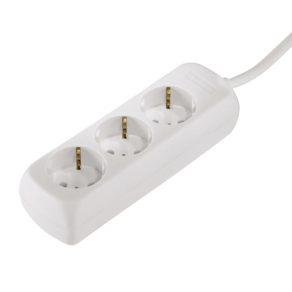 Hama Distribution Panel 3 Sockets Child-Proof 1.4 M White