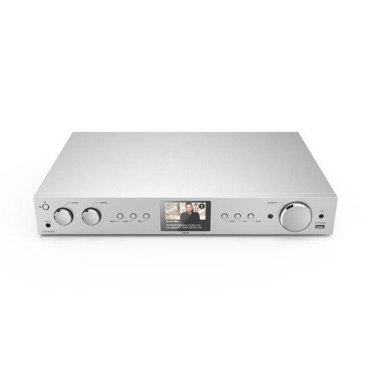 Hama Hifi-Tuner Dit2105Sbtx Dab+/Internetradio/Bluetooth&Reg; Rx & Tx/App Zilver