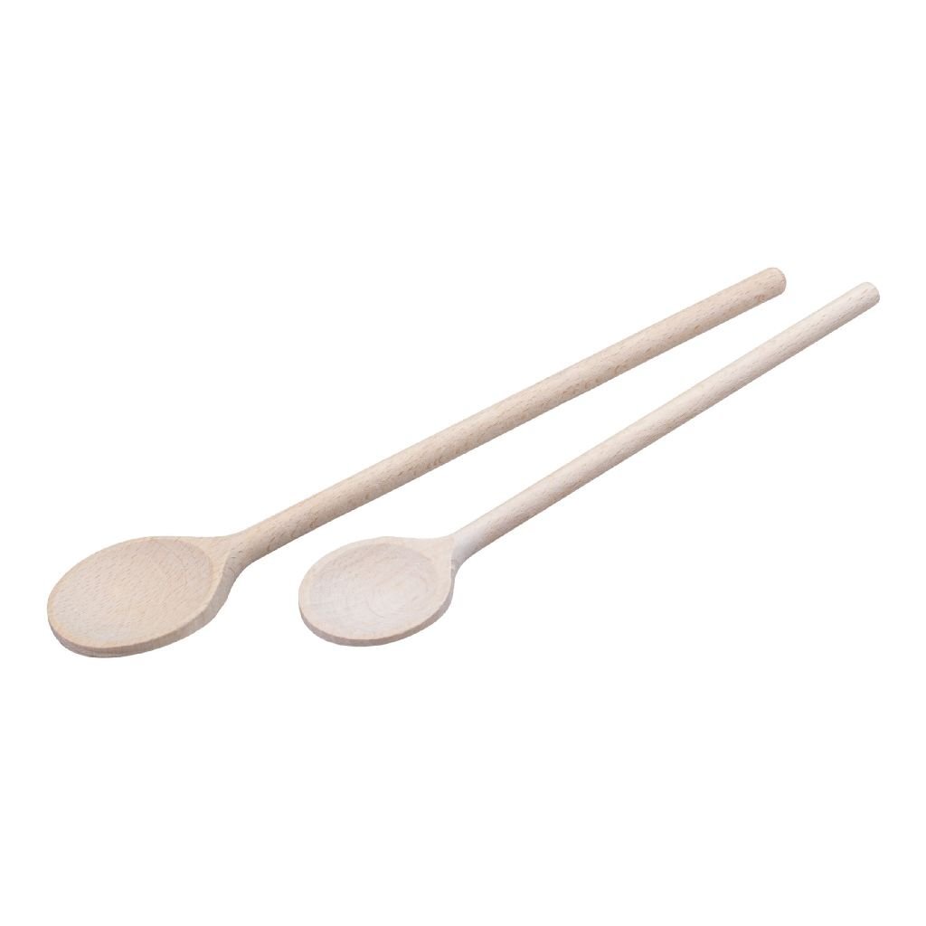 Fackelmann Houten Kooklepels 2 Stuks