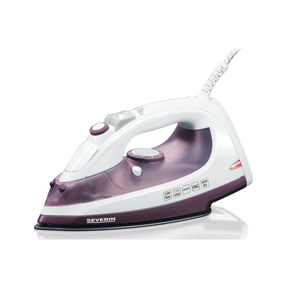 Severin Ba3210 Stoomstrijkijzer 2500W Wit/Paars