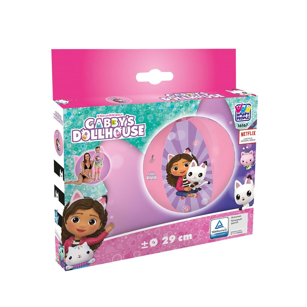 Gabby's Dollhouse Gabby'S Dollhouse Strandbal 29 Cm Roze/Paars