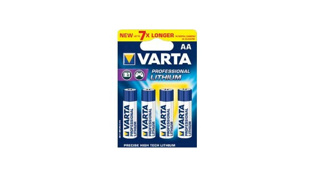 Varta Professional Lithium Penlite Aa Batterijen 4Stuks