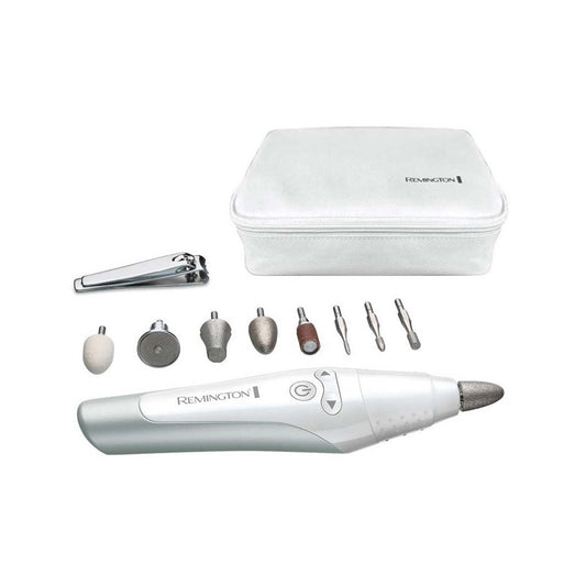 Remington Man3000 Reveal Manicure-Pedicureset Met 12 Hulpstukken Zilver/Wit