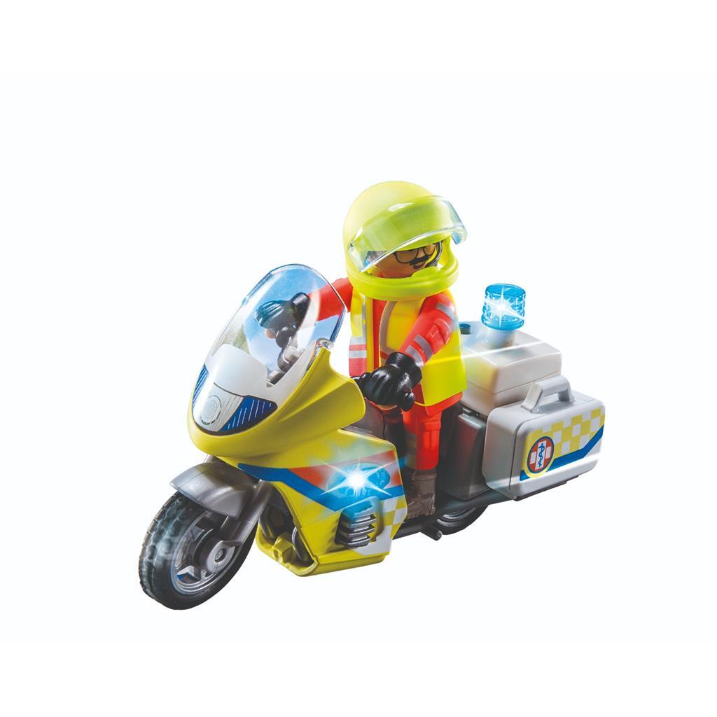 Playmobil 71205 City Life Noodmotorfiets Met Zwaailicht