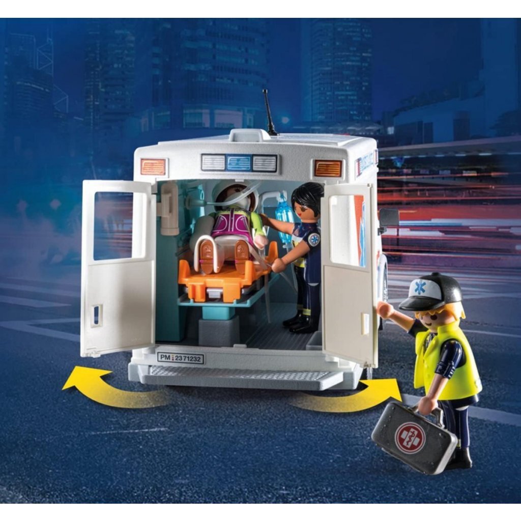 Playmobil 71232 Action Heroes Ambulance Promo + Licht En Geluid