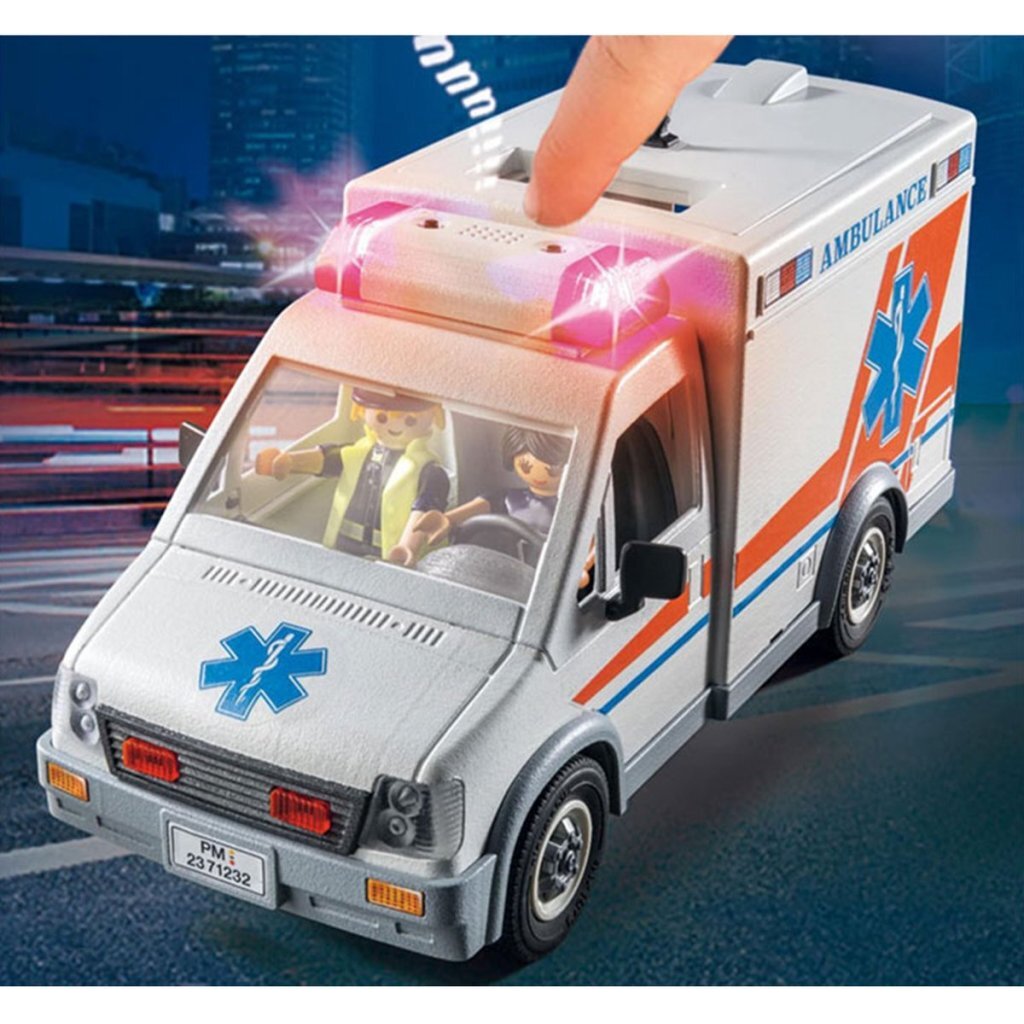 Playmobil 71232 Action Heroes Ambulance Promo + Licht En Geluid
