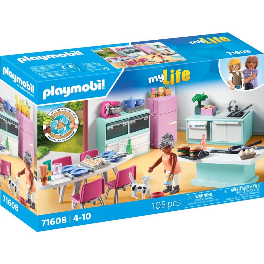 Playmobil 71608 My Life Keuken Met Eethoek
