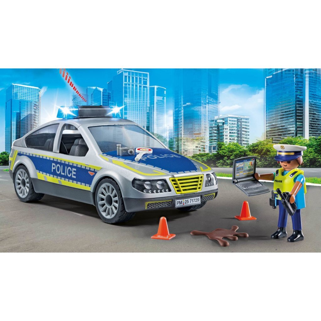 Playmobil 71729 Action Heroes Politie Patrouille Auto + Licht En Geluid