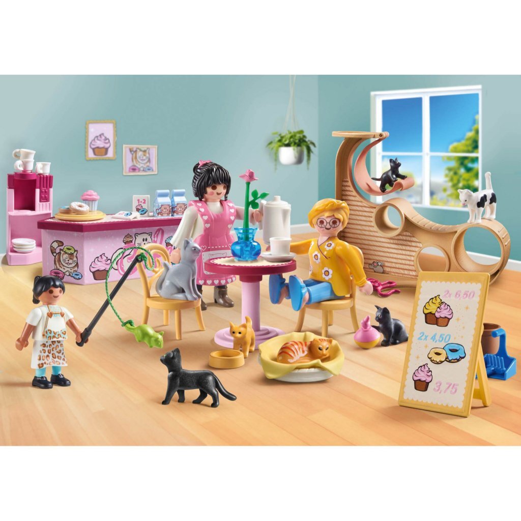 Playmobil 71744 My Life Kattencaf&Eacute;