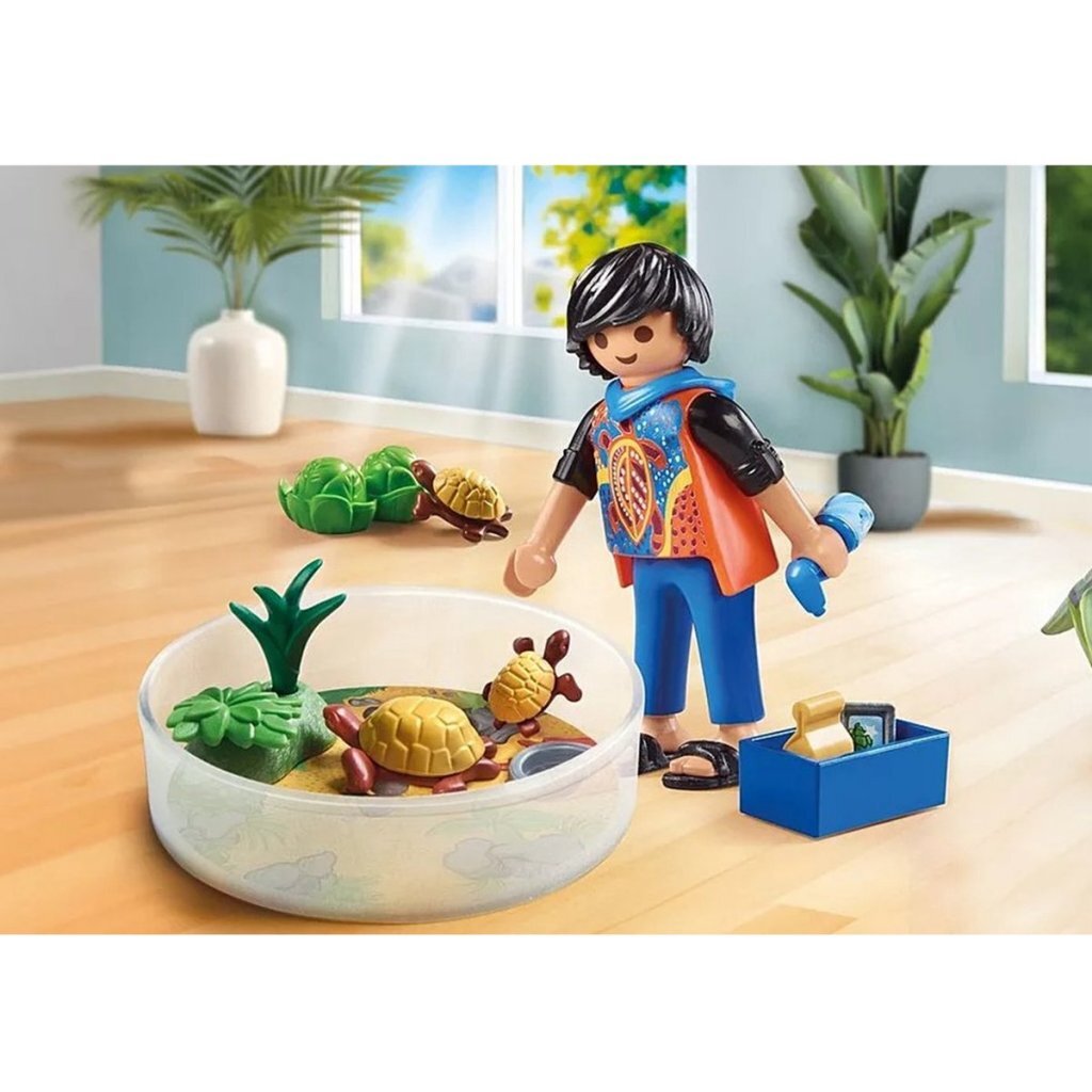 Playmobil 71748 My Life Schildpadden Terrarium