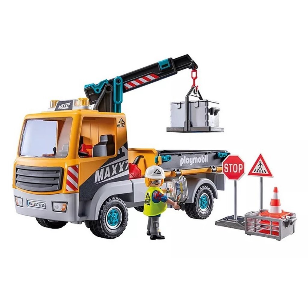 Playmobil 71750 Action Heroes Vrachtwagen Met Kraan