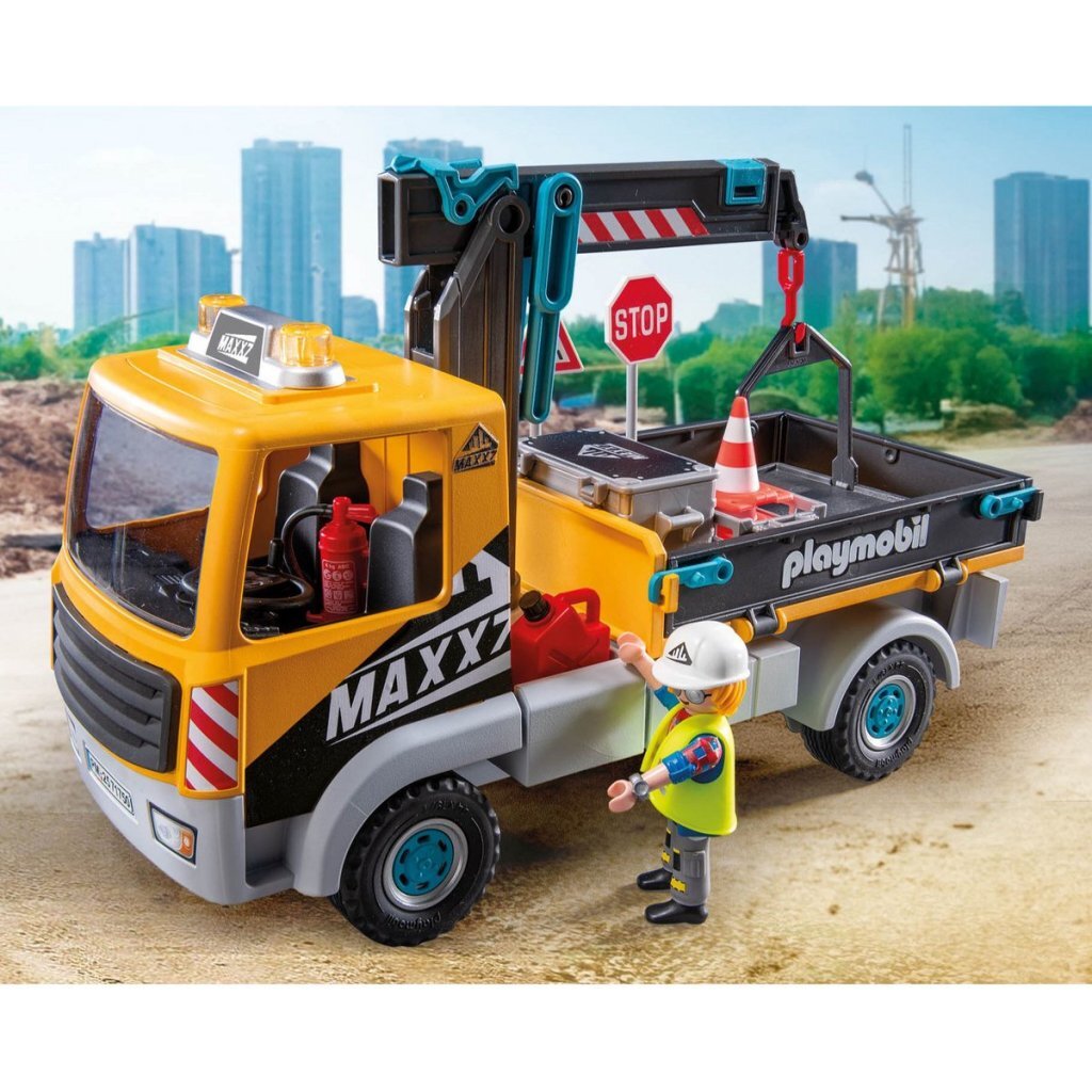 Playmobil 71750 Action Heroes Vrachtwagen Met Kraan
