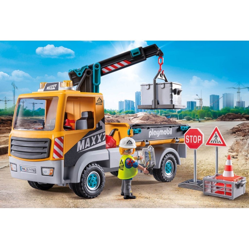Playmobil 71750 Action Heroes Vrachtwagen Met Kraan