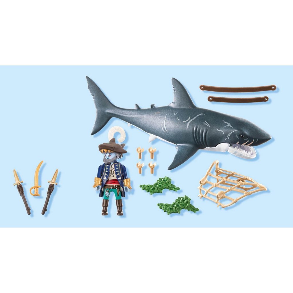 Playmobil 71793 Pirates Reuzenhaai Met Piraat