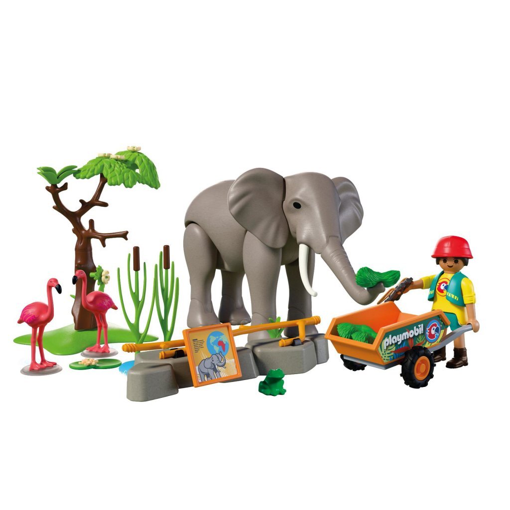 Playmobil 72068 Animals &Amp; Friends Olifant Met Dierenverzorger