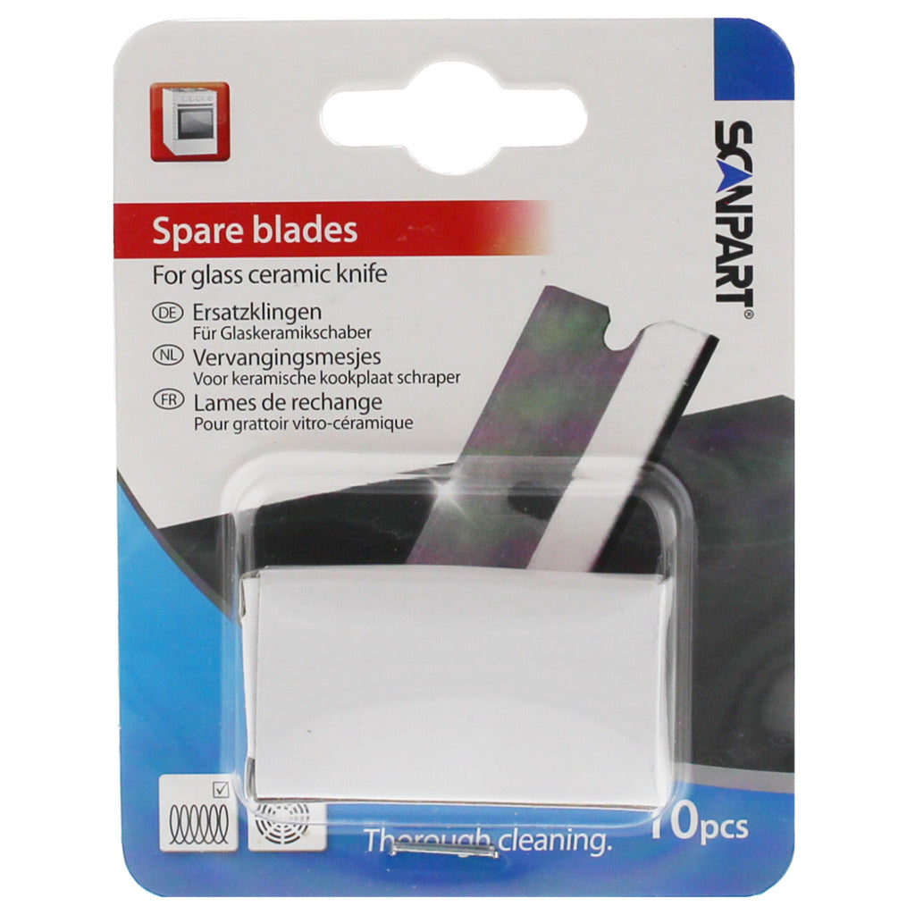 Scanpart Mesjes Radeermes Geel 10St.
