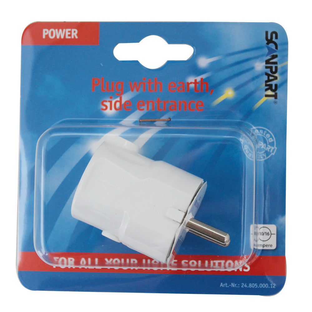 Scanpart 2480500012 E516 Stekker En Ra Zij-Ingang Wit