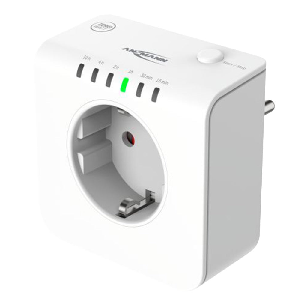 Ansmann Digitale Stekkerdoos-Timer Wit