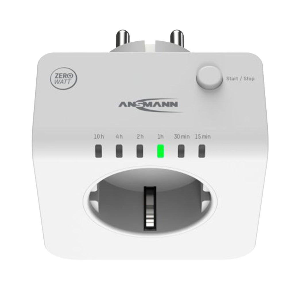 Ansmann Digitale Stekkerdoos-Timer Wit