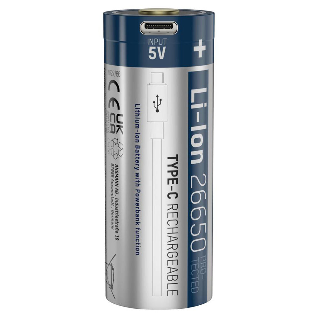 Ansmann 22650 Batterij Usb C 5100 Mah