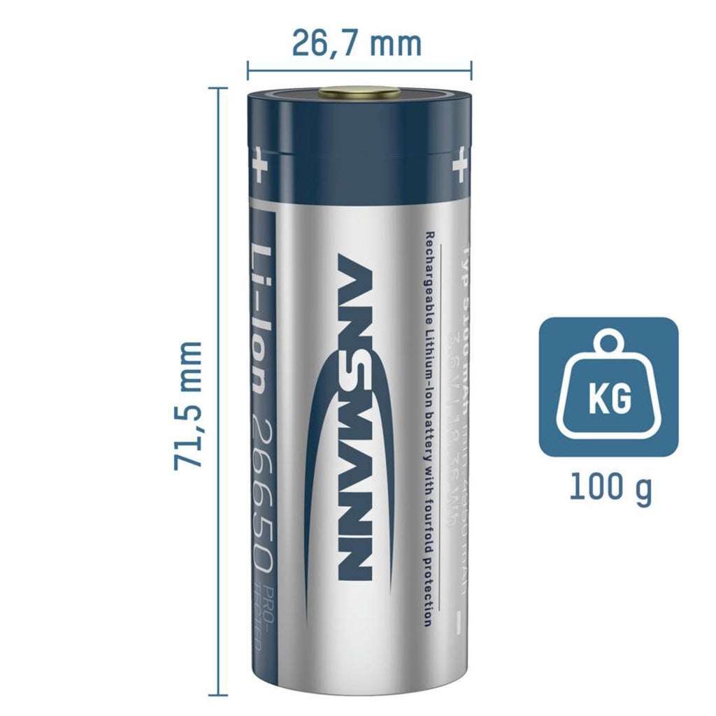 Ansmann 22650 Batterij Usb C 5100 Mah
