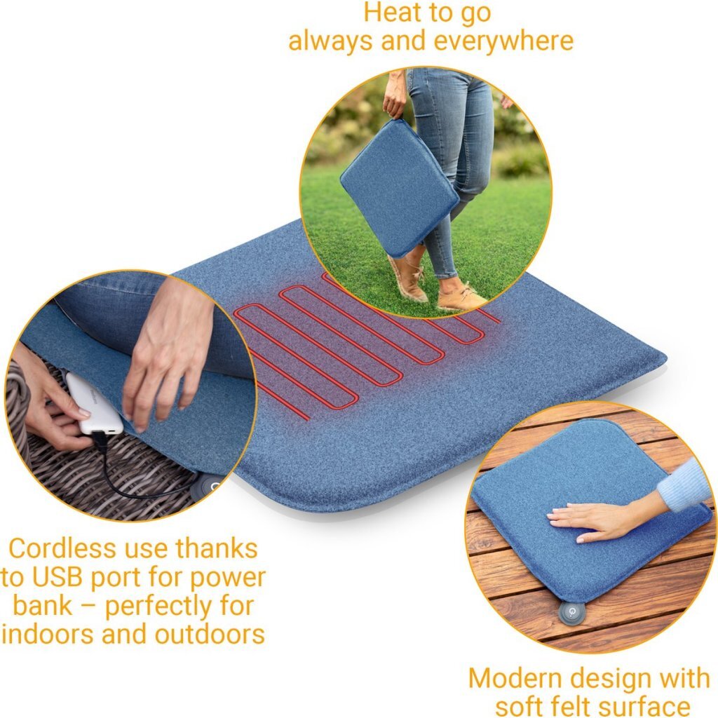 Medisana Ol650 Oudoor Warmte Kussen 40X40 Cm Blauw
