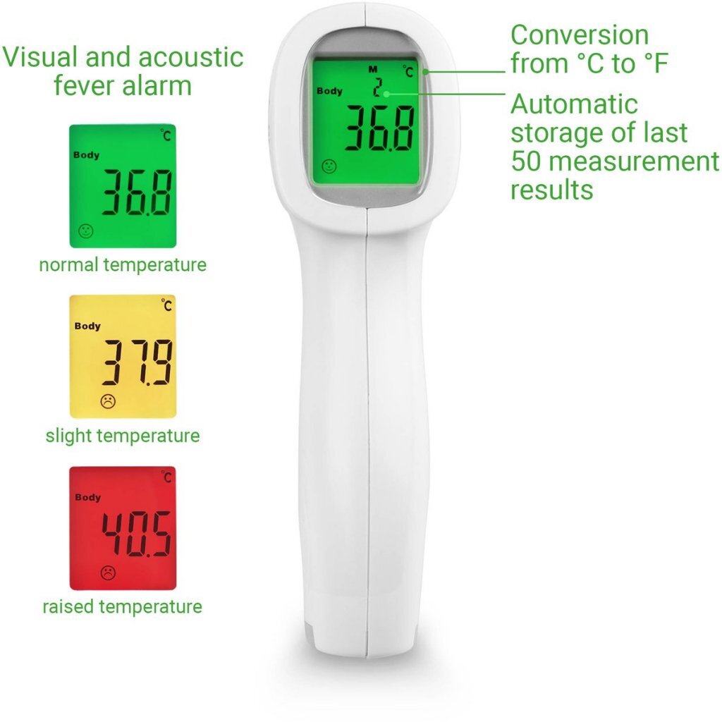 Medisana Tm A79 Infrarood Thermometer Wit/Grijs