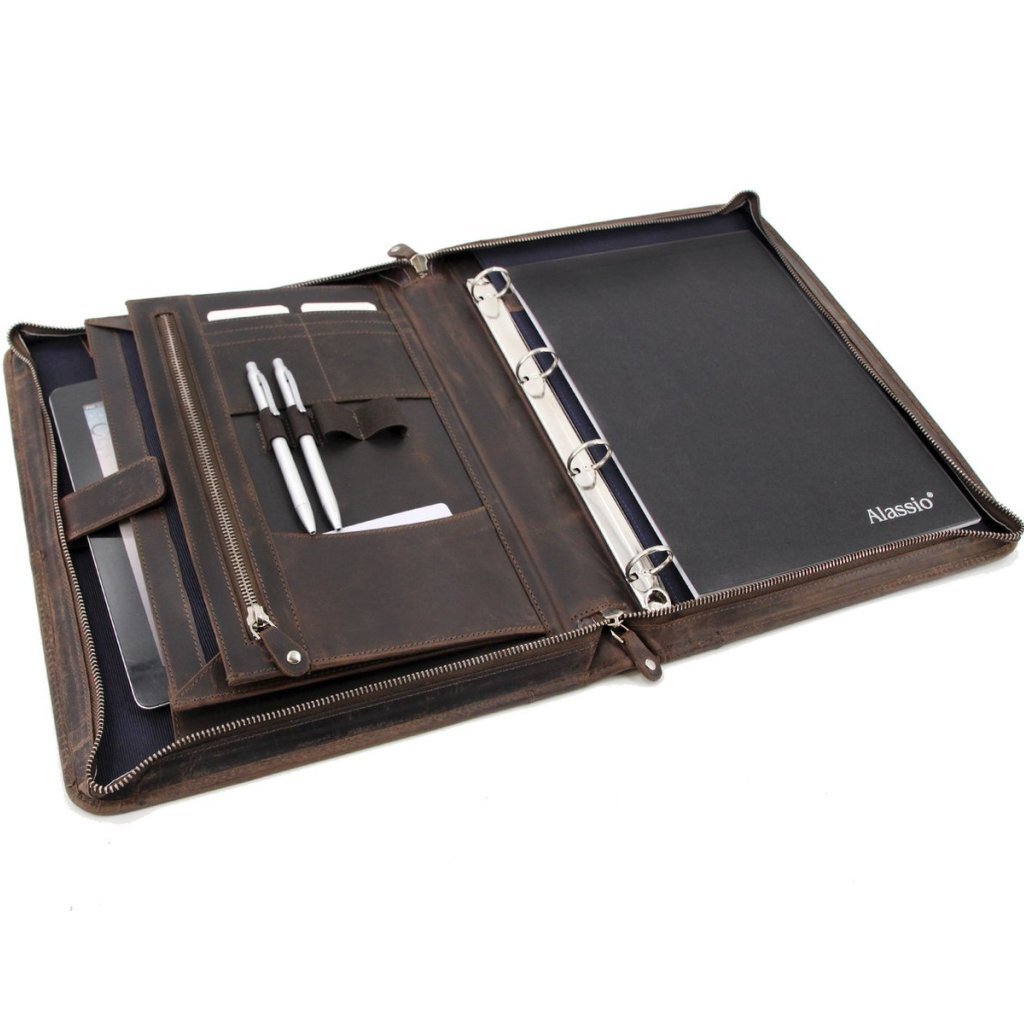 Juscha Ju-48213 Conferentiemap Juve Roberto Romano 36X27.5X5 Cm Bruin/Leer