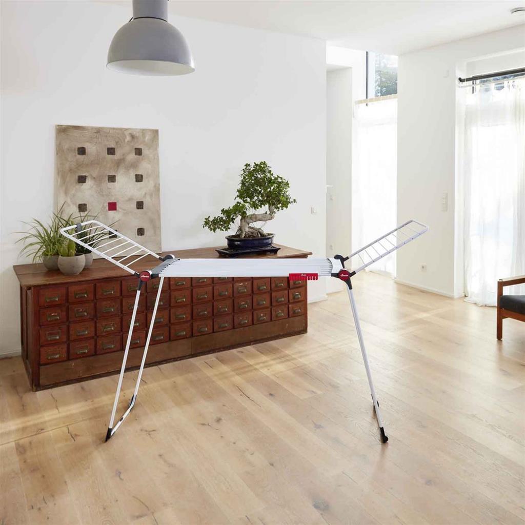 Vileda Infinity Flex Droogrek 30 M Drooglijn Wit/Zwart/Rood