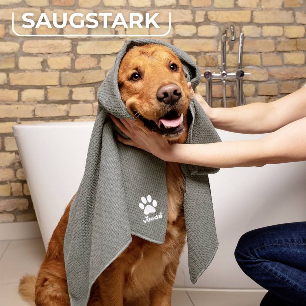 Vileda Petpro Microvezelhanddoek Xl Met Honingraatstructuur Grijs