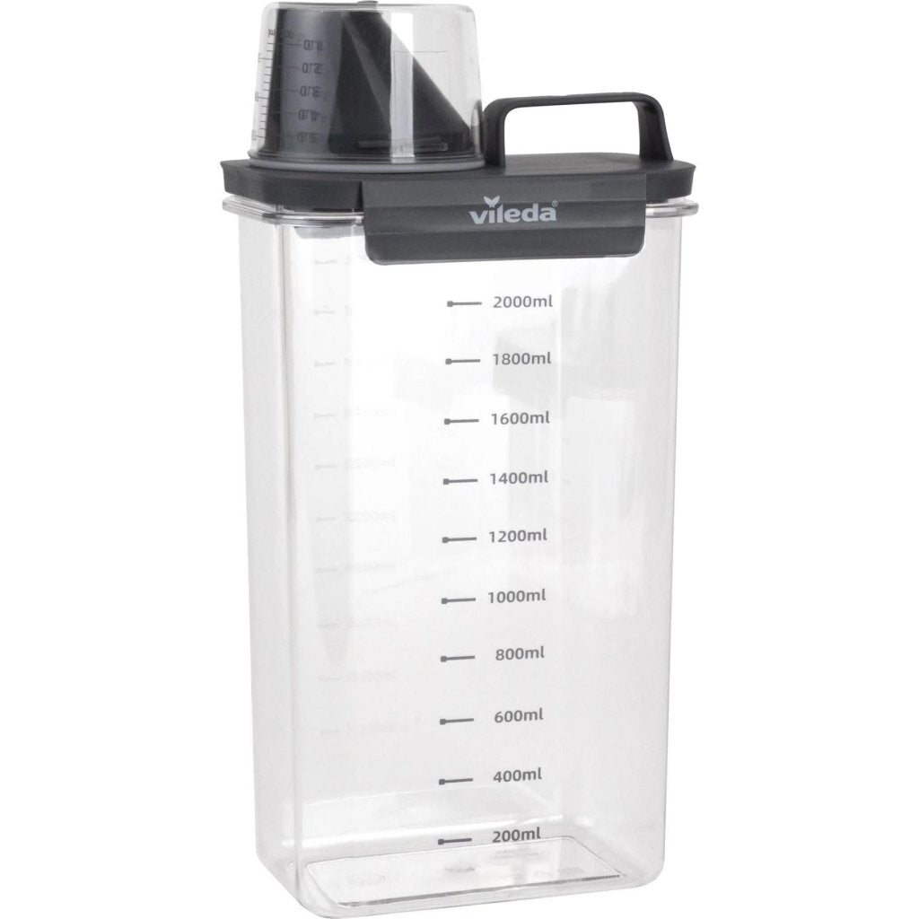 Vileda Wasmiddelbox 2300 Ml Antraciet/Transparant