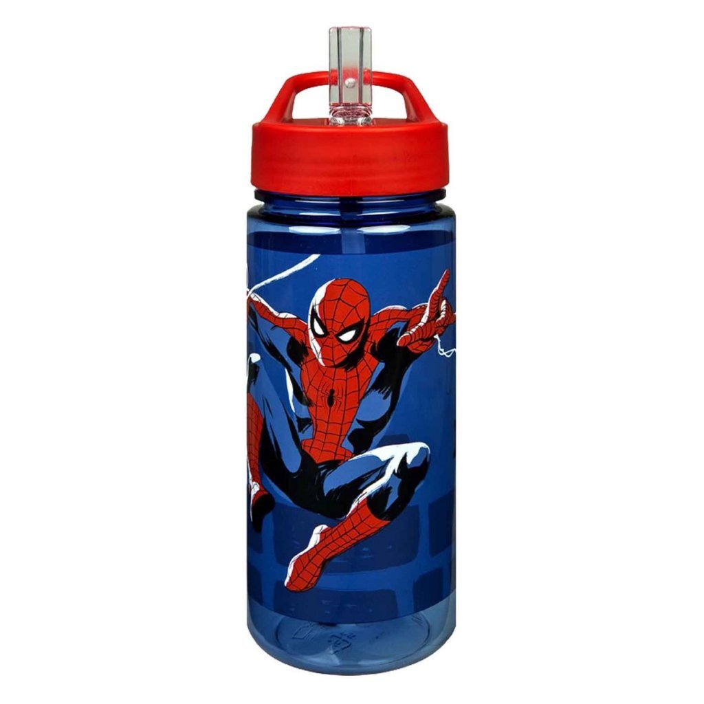 Scooli Drinkfles Spiderman 500 Ml Rood/Blauw