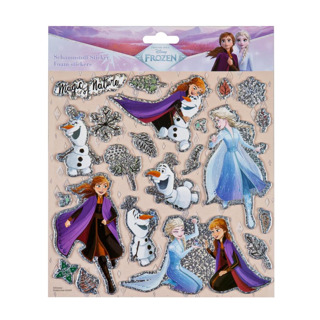 Disney Frozen Foam Stickers Met Glittereffect