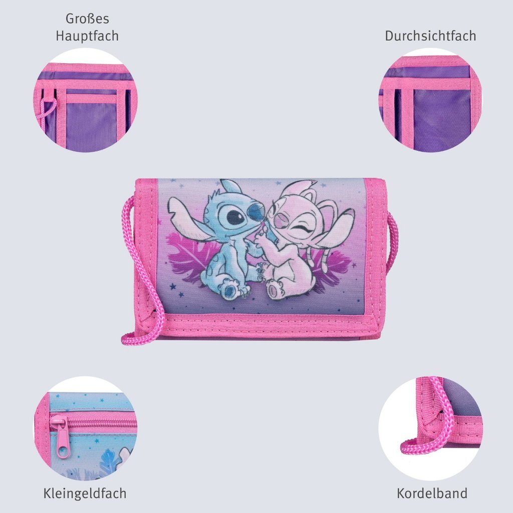 Disney Stitch Portemonnee Roze/Paars