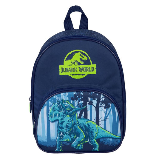 Overige Merken Jurassic World Rugtas 30.5X10X25.5 Cm Donkerblauw/Appelgroen