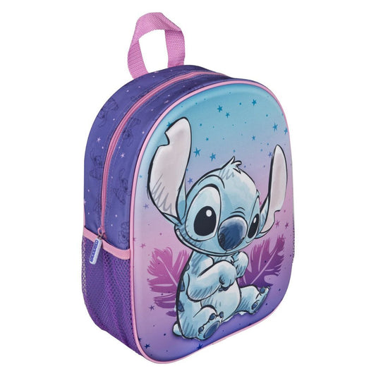 Disney Stitch 3D Rugtas Paars/Roze