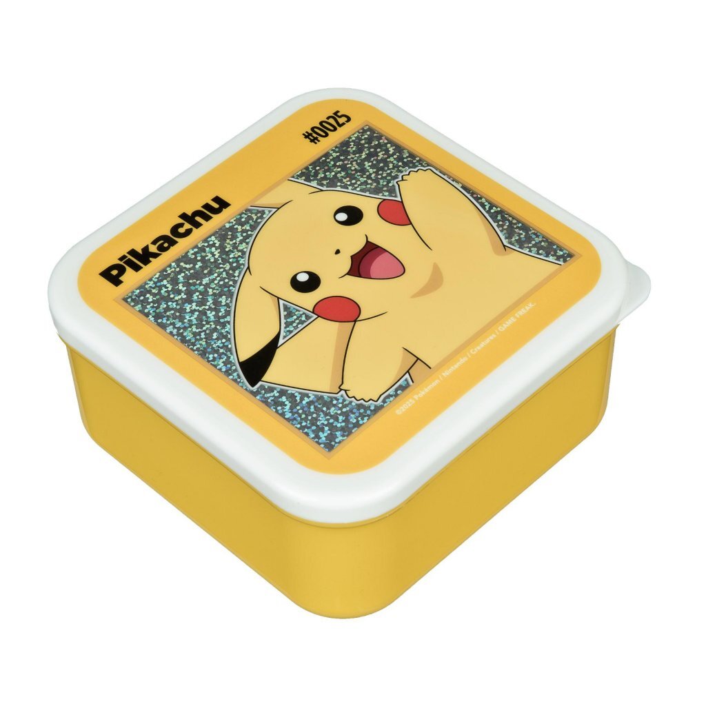 Pokemon Pok&Eacute;Mon Snackboxen 3-Delig Rood/Zwart/Geel