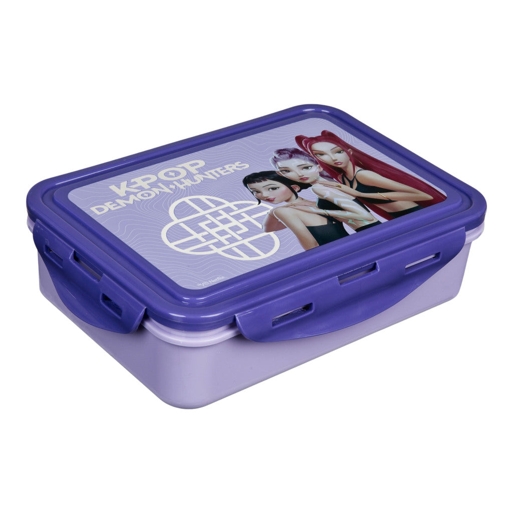 Overige Merken K-Pop Demon Hunters Lunchbox Paars