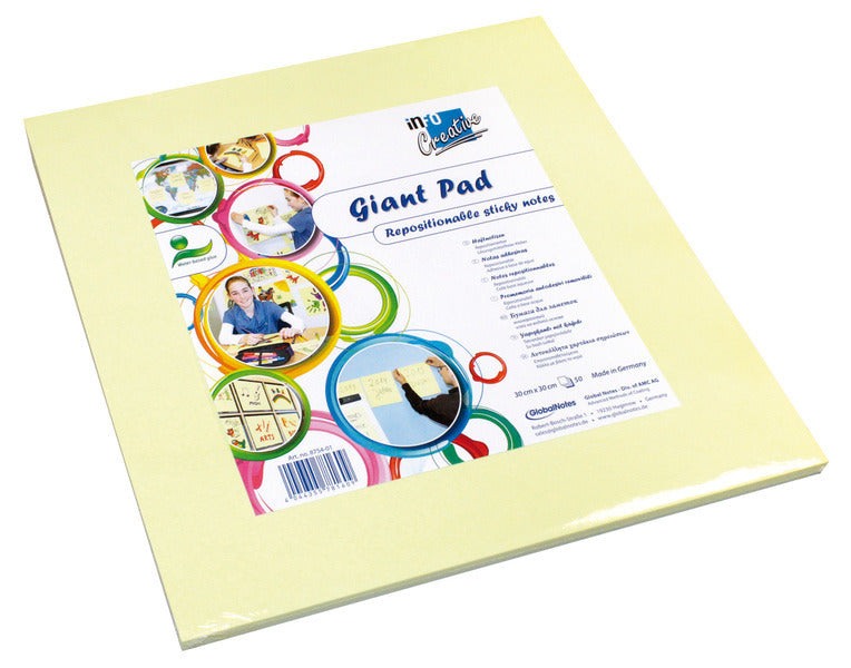 Info Notes In-8754-01 300X300Mm Giant Pad Geel Blok A 50 Vel