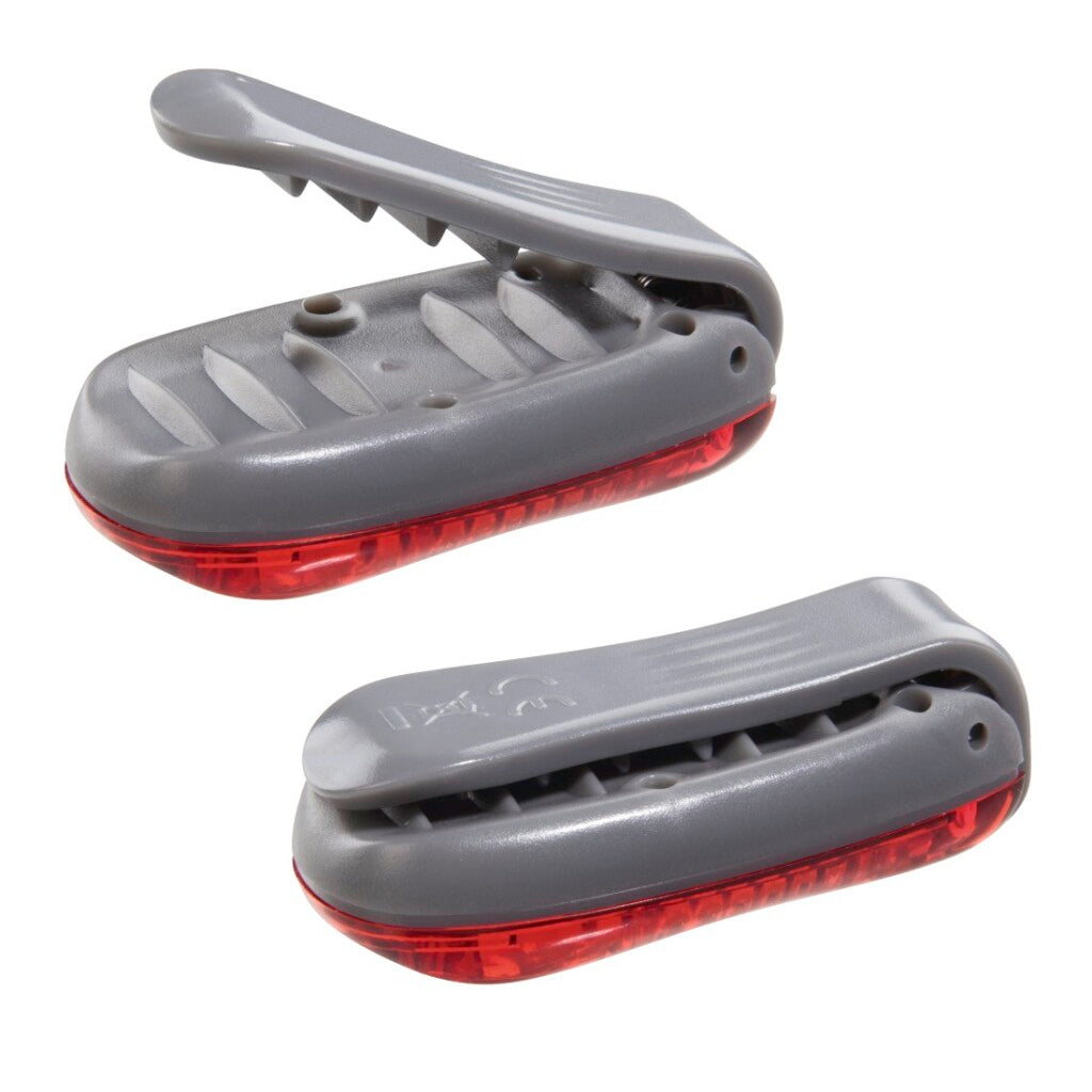 Hama Led-Veiligheidsklemlampen Voor Lopers Rood Set Van 2