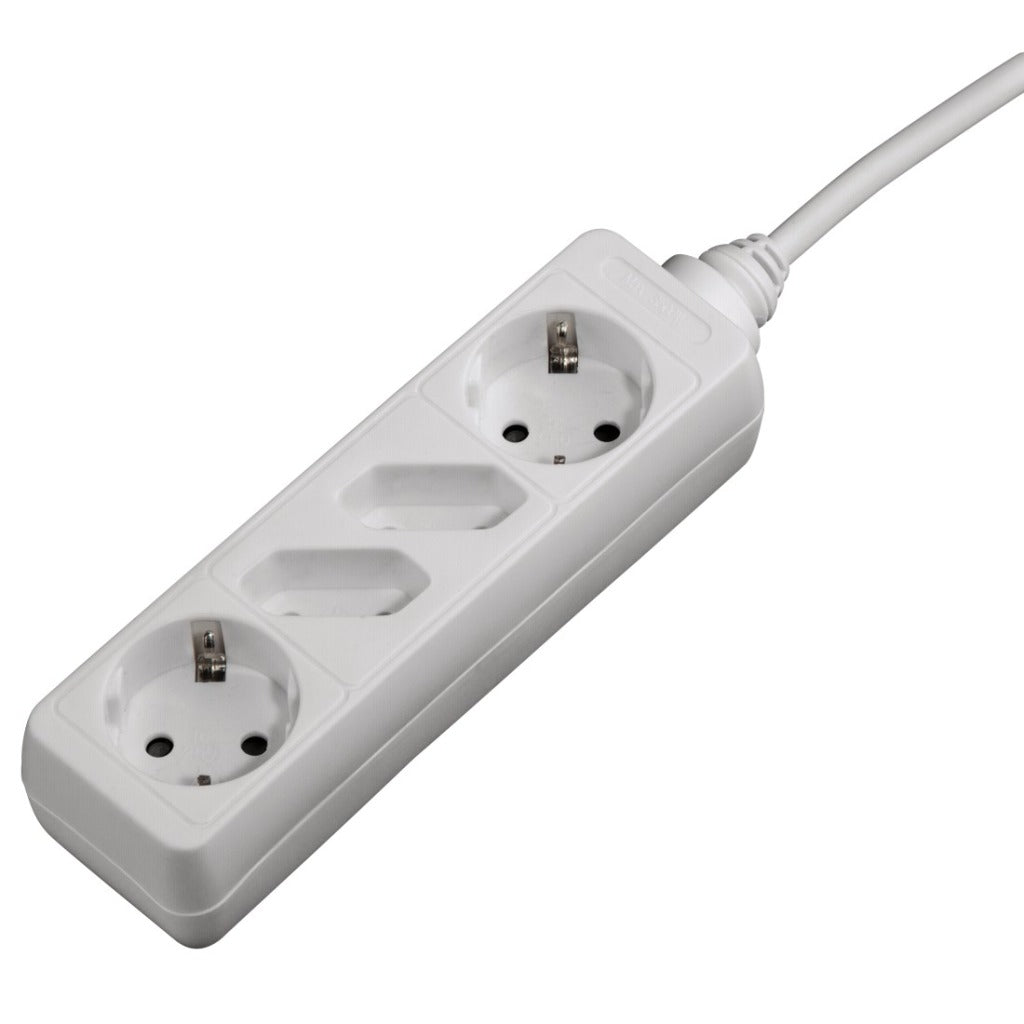 Hama Distribution Panel 4 Sockets Child-Proof 1.4 M White