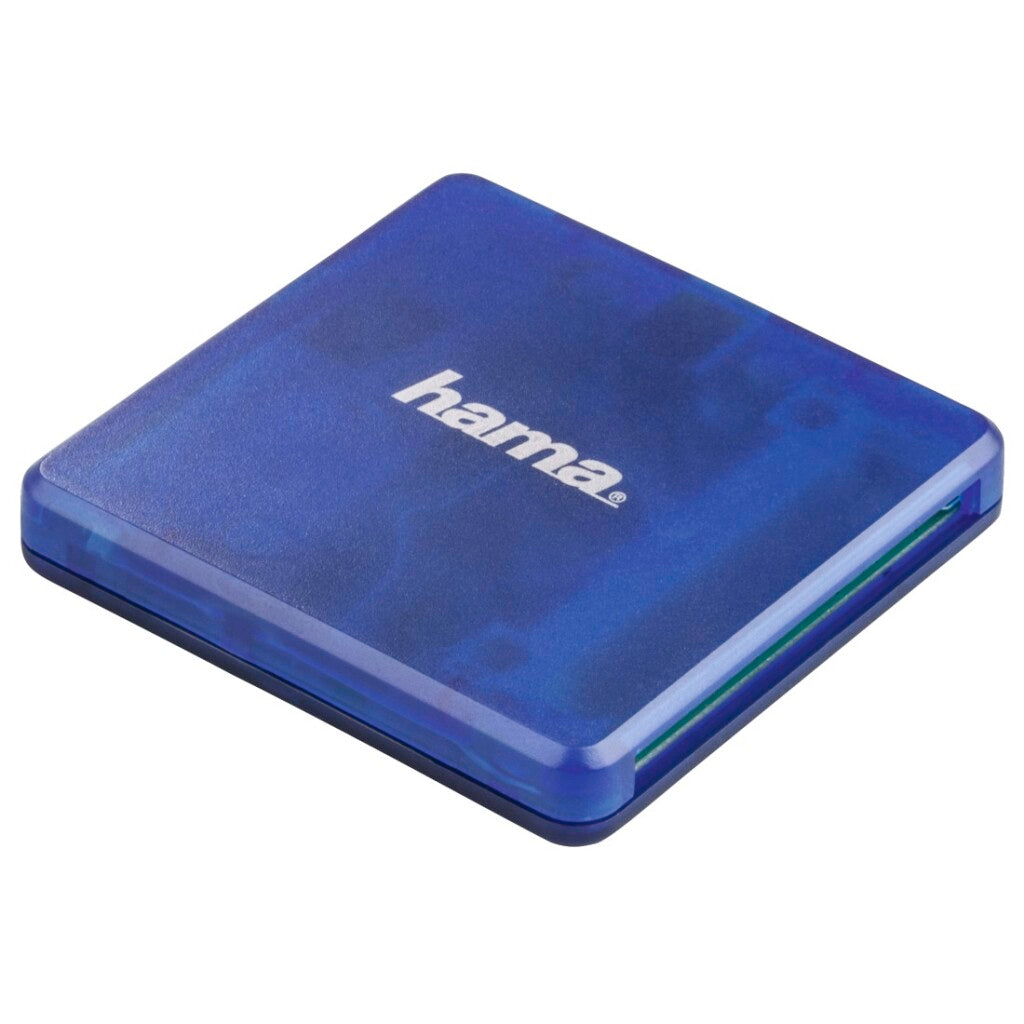 Hama Usb-2.0-Multi-Kaartlezer Sd/Microsd/Cf Blauw